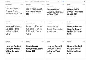 Image of Google Fonts